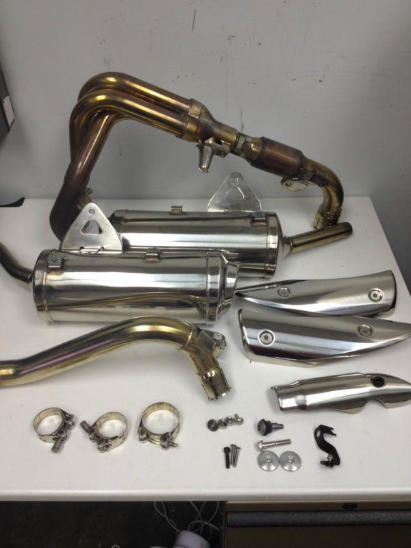 Triumph street triple stock exhaust - complete set