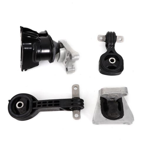 Engine motor + trans mount kit 4pcs for 2006-09 honda civic lx sedan 4-door 1.8l