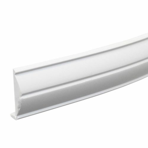 Taco boat rub rail v21-9862wha60 | rigid 1/2 x 1 1/4 inch white (60ft)