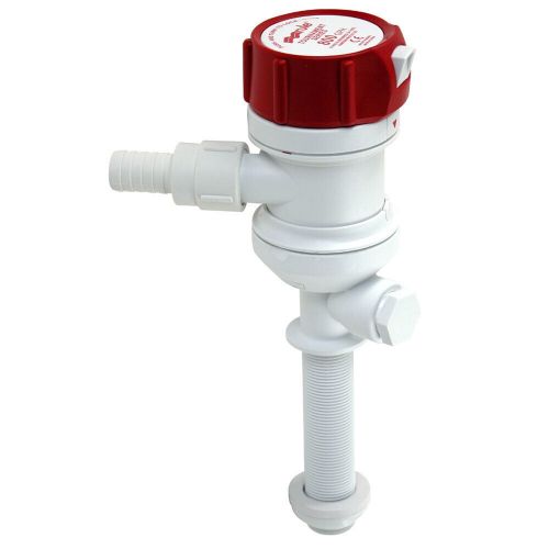 Livewell pump 800 gph stc tournament series rule straight inlet thru-hull fit