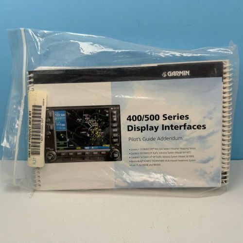 New garmin gns 539 gps 500 series training cd &amp; prediction software manual