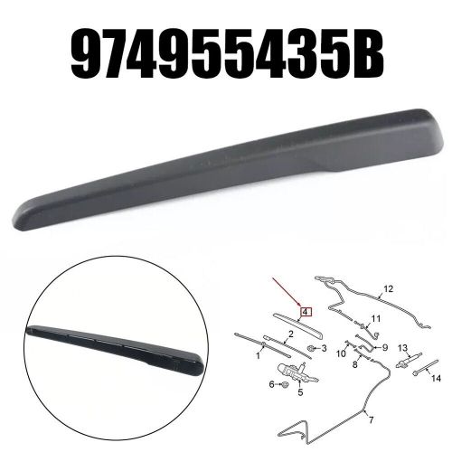 For panamera and for cayenne rear wiper cover easy installation black abs