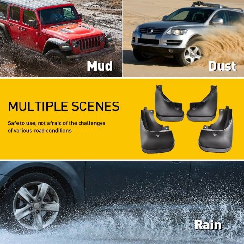 Splash 4pcs guards flaps mud lh rh for toyota corolla e100 ae100 1993-1997 sedan