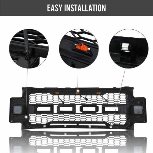 Front grille for 2017-2019 ford f250 f350 super duty raptor grill