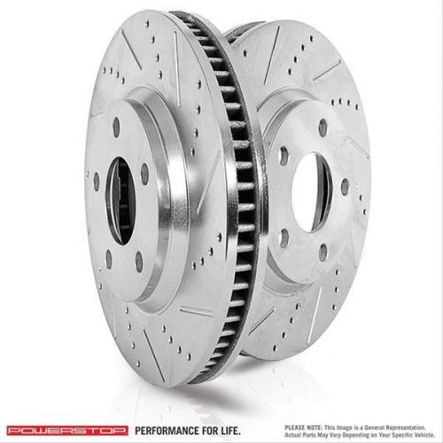 Powerstop ebr1207xpr - evolution performance drilled and slotted 1-piece rear