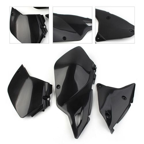 Rear side panel fairing cover protect sets for suzuki drz400s drz400sm plastic