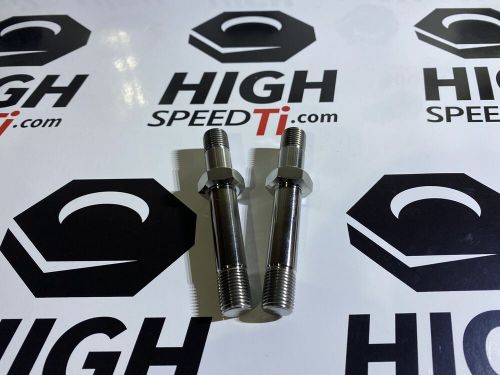 Titanium sprint car radius rod/upper shock stud 2pc kit 3.375 in. long