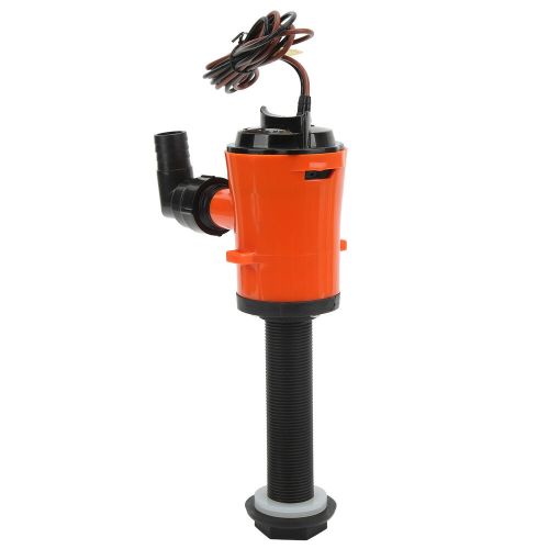 800gph 12v portable submersible fish tank pump for boat marine livewell aerator