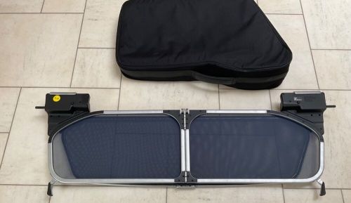 Genuine bentley continental gtc wind deflector(blue) &amp; storage bag 2012 -2018