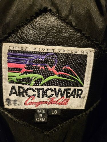 Vintage arctic cat snowmobile coat jacket with removable lining