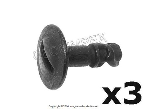 Audi engine protection pan dowel pin black  oem new (3) + 1 year warranty