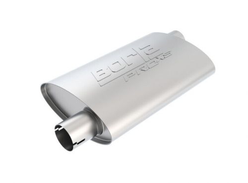 Borla universal pro-xs oval 2.25in inlet / outlet offset notched muffler