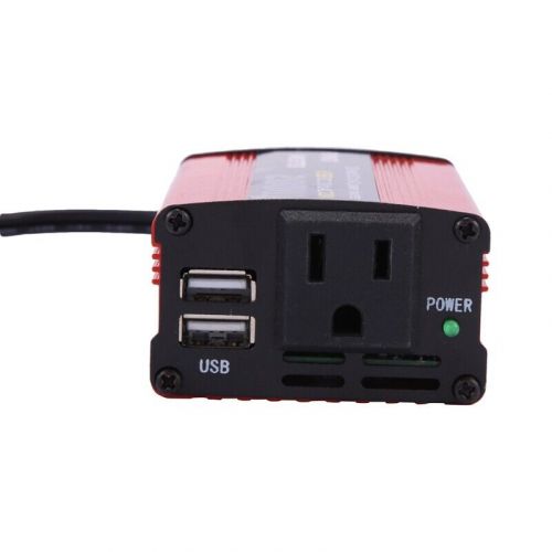 200w car  inverter dc 12v to ac 220v converter dual usb  adapter car 1727