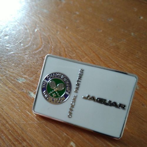 Jaguar wimbledon championship tennis aeltc 2023 pin badge rare collectible