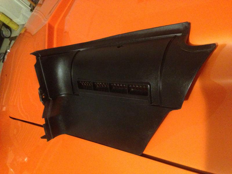 87-92 camaro firebird convertible black trunk glovebox trim panel rare!  oem gm