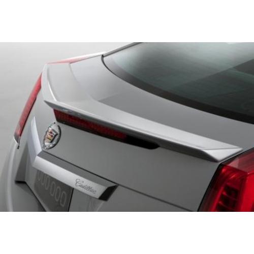 12-14 cadillac cts coupe base rear deck spoiler kit wing style silver 19202151