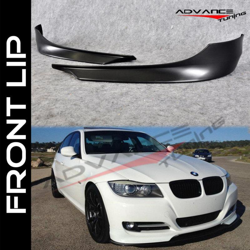 09-12 bmw e90 3-series 2pcs pp polypropylene front bumper lip spoiler splitter