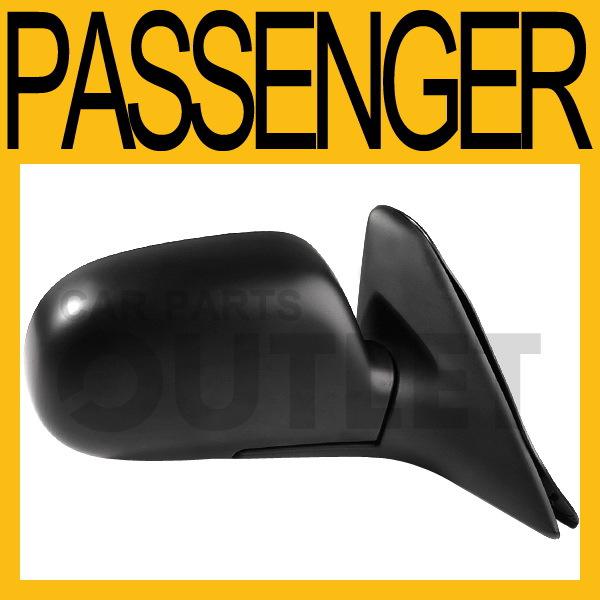 93-97 toyota corolla power remote side mirror non heat convex glass man fold r/h