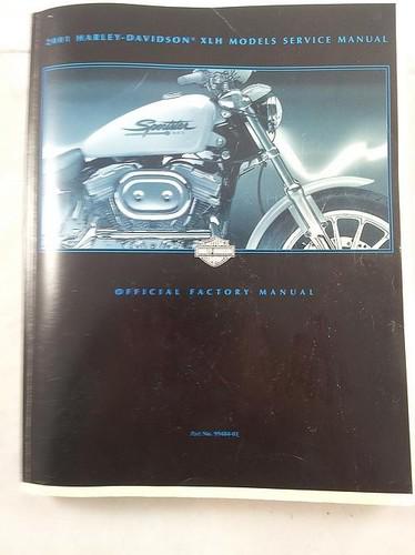 Harley davidson service manual 2001 xlh models motorcycle  book 99484-01 genuine