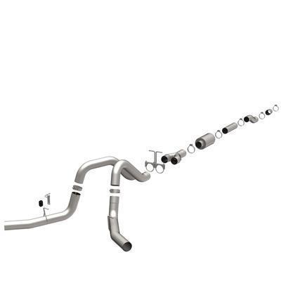 Magnaflow system pro series cat-back stainless ford f250 f350 super duty 6.0