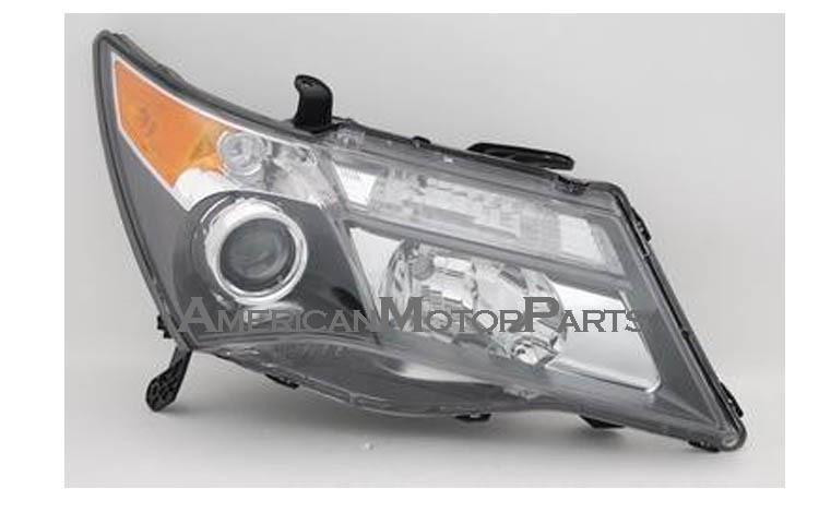 Passenger side replacement headlight w/ technology package 07-09 acura mdx