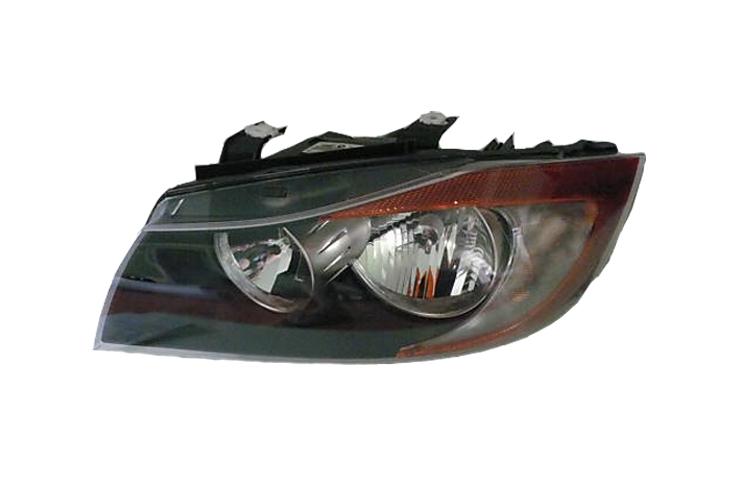 Driver side replacement headlight halogen type 06-08 bmw e90 3-series 4dr