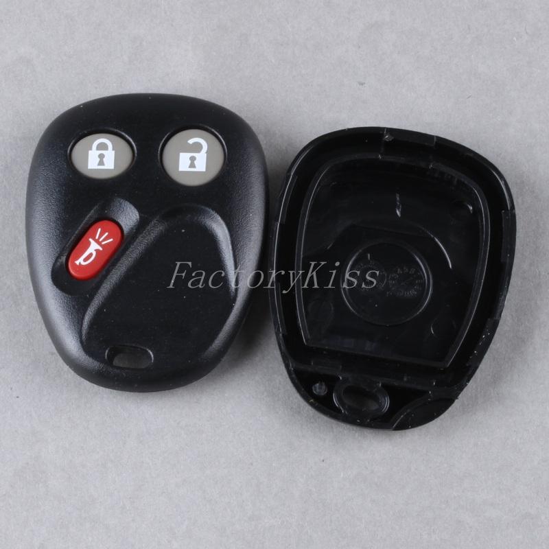 New transmitter remote key case shell for gmc chevrolet saturn 3 buttons fob