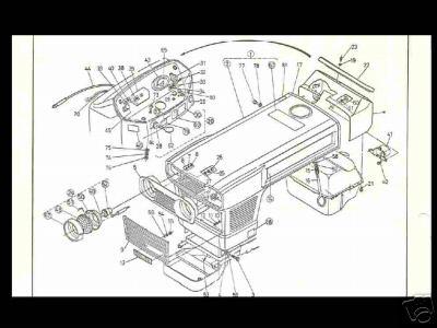 Kubota l225 l225dt l 225 parts part diagram manual  set