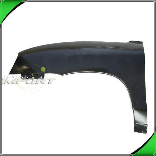 Left front fender primed black steel replacement fits 2001-2003 hyundai santa fe