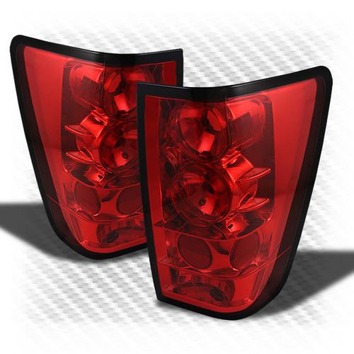 04-13 titan red lens performance altezza tail lights rear brake lamps direct fit