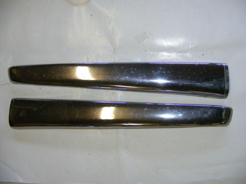 1946 ford grille bar ornaments pair lh & rh good used condition