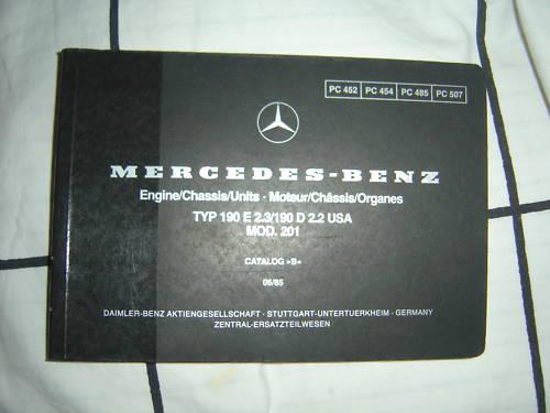 Mercedes  201 190 e 190 d 190e 190d engine and chasses 