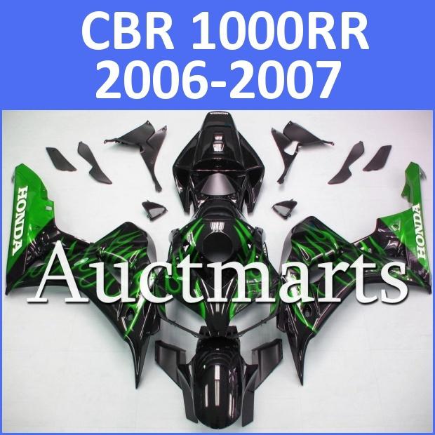 Fit honda 06 07 cbr1000rr cbr 1000 rr 2006 2007 fairing kit abs plastics e41 d10