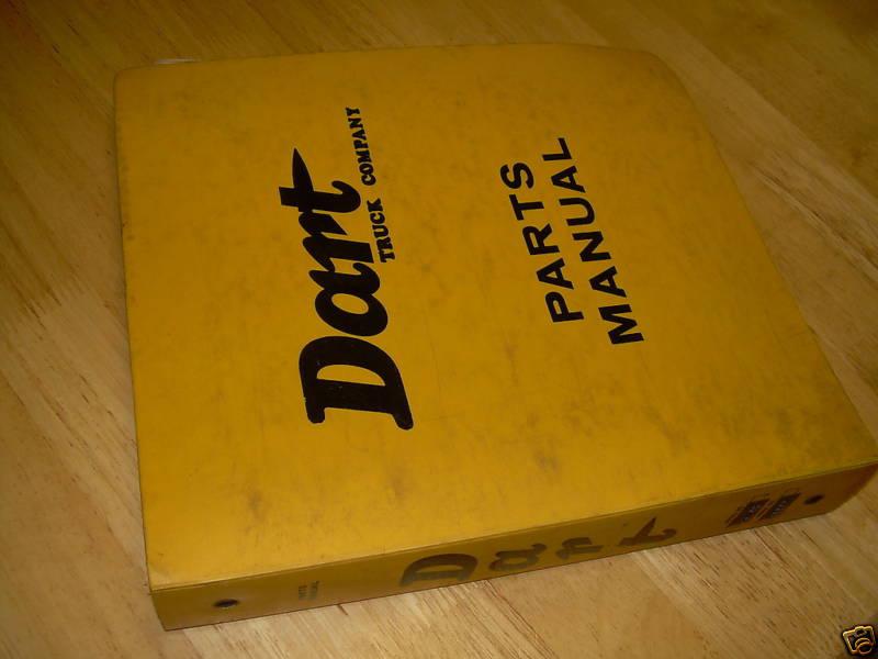 Dart parts manual catalog kw 120 heavy duty truck semi