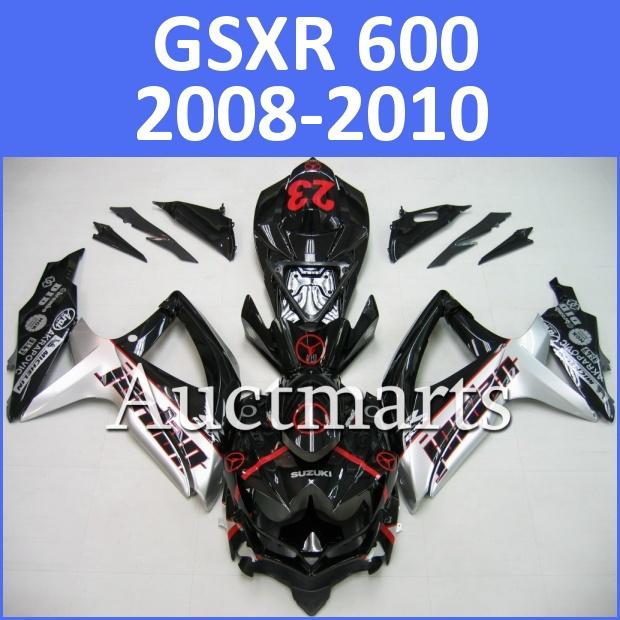 Fit suzuki 08 09 10 gsxr 750 gsxr 600 gsx-r 2008 2009 2010 fairing k8 j9 d10