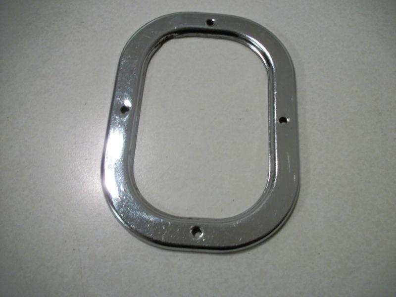 1969 69 camaro shift boot retainer ring chrome w/o console original gm