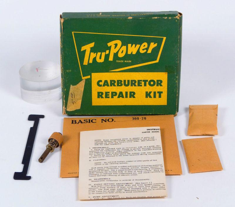 Nos 1954 - buick-series - 40 - 50  carburetor kit - (tru-power # k-1115) - 2-bbl