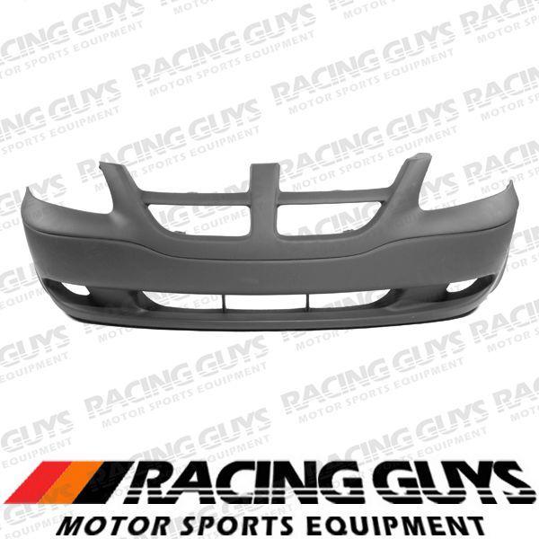 01-04 dodge grand caravan front bumper cover gray facial plastic ch1000326-pfm