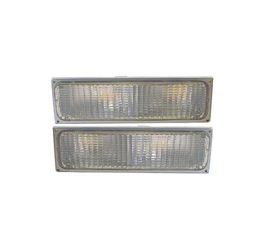 Chevy silverado truck 90-93 corner park lights lamps pair set left & right