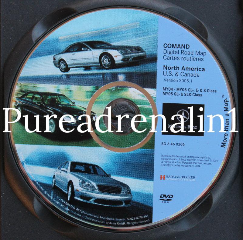 2004 mercedes e55 e320 e500 s430 s500 amg sedan 4matic navigation disc cd dvd 