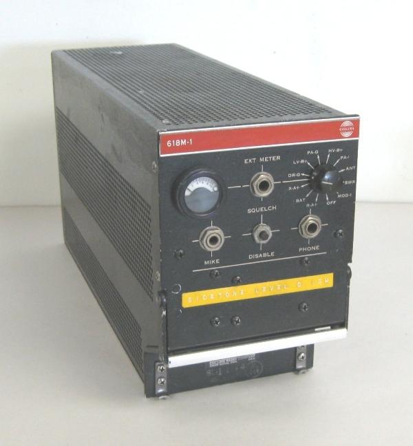 Collins type 618m-1a aircraft vhf radio transceiver 522-2754-004