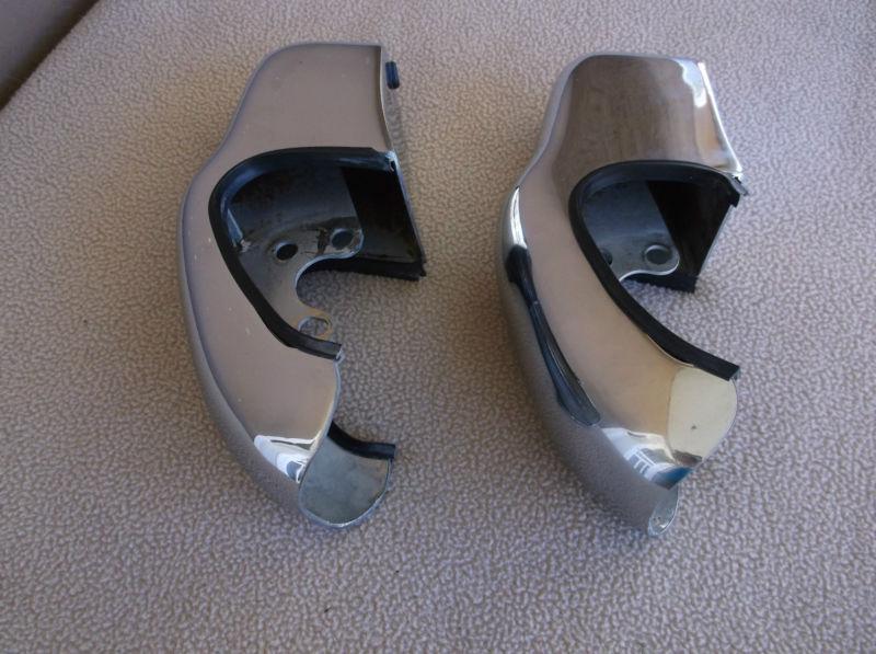 Pair of used rolls royce silver shadow/bentley rear overriders/bumper guards  