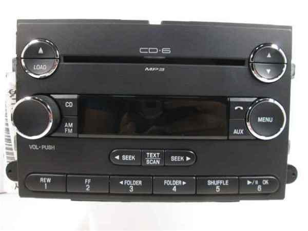 2009 ford expedition radio 6 disc mp3 aux oem lkq