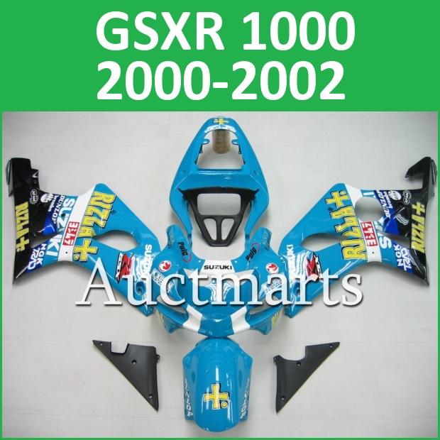 Fit suzuki 00 01 02 gsxr 1000 gsx-r1000 2000 2001 2002 fairing k1 c14 c03