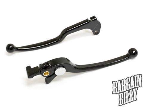 Motorcycle black hand levers clutch + brake for suzuki gsxr 600 750 1000 tl1000s