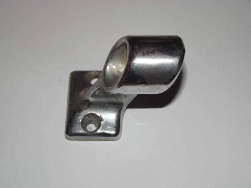 Used 3/4" rail fitting in fair cond - chrome zinc hand rail fitting 60 degree