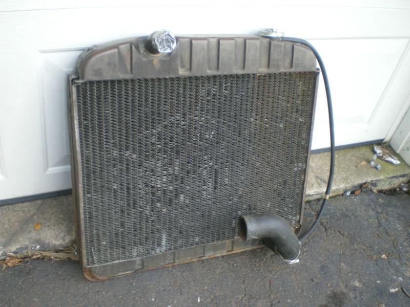 1955 chevy car  copper  v-8 radiator 55 chevrolet 