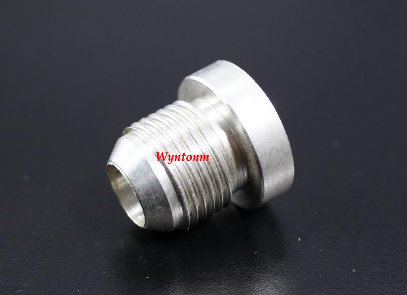 10 an stainless weld bung nut oil pan turbo return 