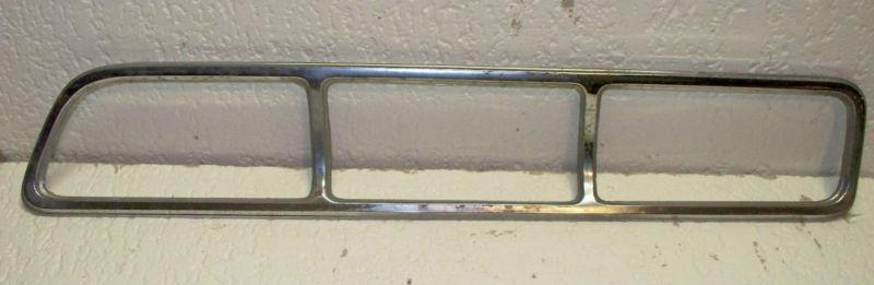 1969 coronet super bee passenger side taillight chrome bezel 69 mopar tail light