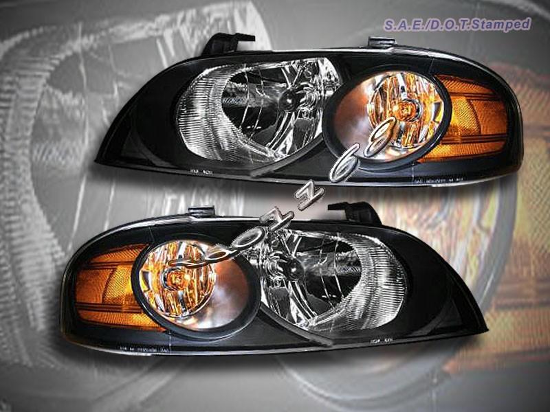 2004 2005 2006 nissan sentra se-r spec v jdm black headlights